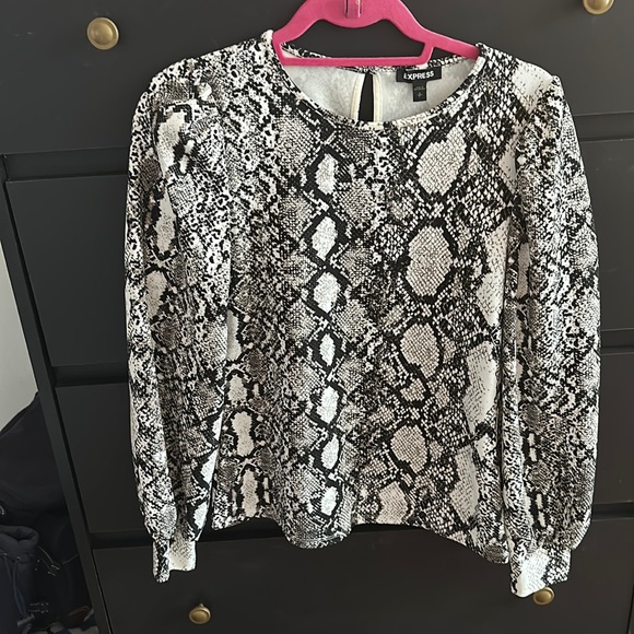 Express Tops - Express snake skin blouse